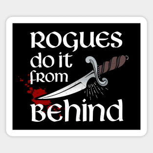 Rogues do it from behind Sticker